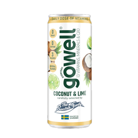 Gowell 24x33cl Coconut&Lime
